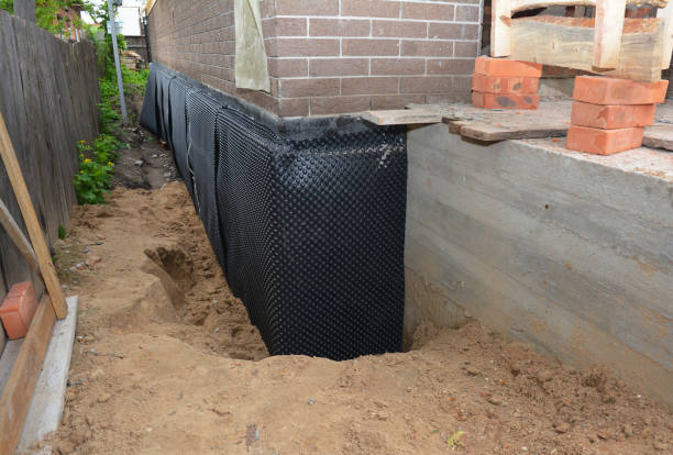 SJ Waterproofing Pros technician performing targeted Foundation Crack Repair assessment in Morris Plains, NJ